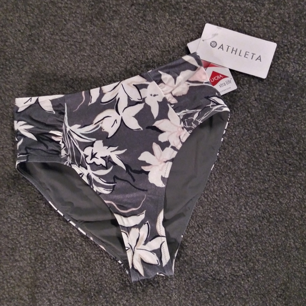 NWT ATHLETA AQUALUXE WILDFLOWER HIGHRISE B…